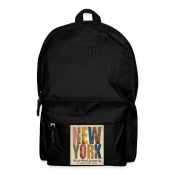 New York Vintage – Statue of Liberty - Backpack - black - Front