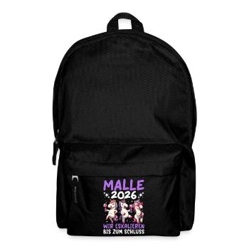 Malle 2026 We escalate until the end unicorn - Backpack - black - Front