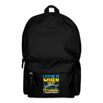 Cruisin Together Kreuzfahrt Urlaub Partner - Rucksack - Schwarz - Vorne