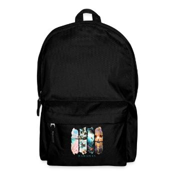 Bahamas Design – Beach & Sea Holiday Motif - Backpack - black - Front