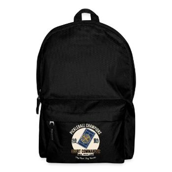 Pickleball Funny Player Love Pickle Ball Court - Backpack - black - Front
