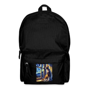 Cornish Rexkatze Starry Night - Rucksack - Schwarz - Vorne