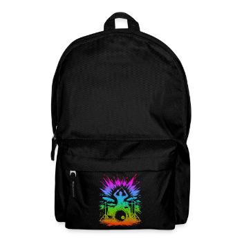 Rainbow Drum Splash - Backpack - black - Front