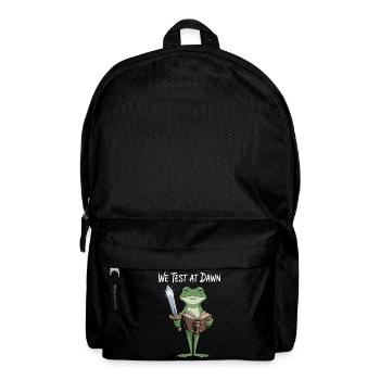 Dawn Test Frog: Sword & Scroll - Backpack - black - Front