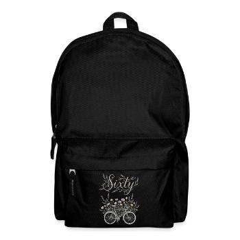 Bicycle 60th Birthday Ladies - Backpack - black - Front