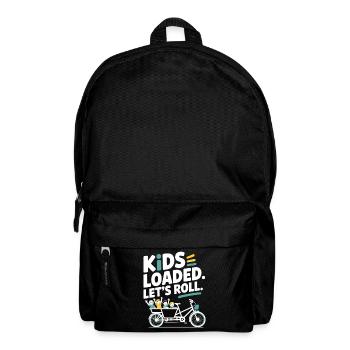 Kids Loaded Lets Roll Lastenrad - Rucksack - Schwarz - Vorne