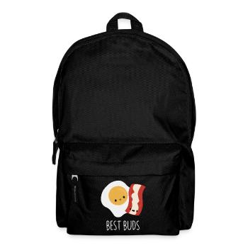 Best Buds : œuf et bacon - Sac à dos - noir - Devant