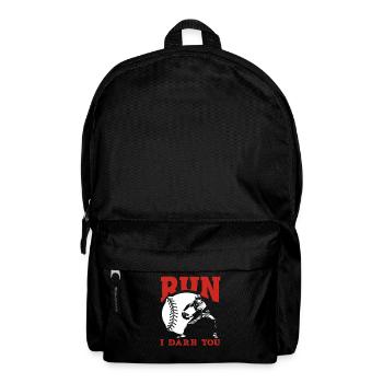 Récit du receveur de baseball de course - Sac à dos - noir - Devant
