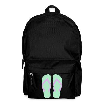 Mint Flip-Flops Lavendelriemen - Rucksack - Schwarz - Vorne