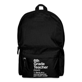 Professeur de sixième Nom Mème - Sac à dos - noir - Devant