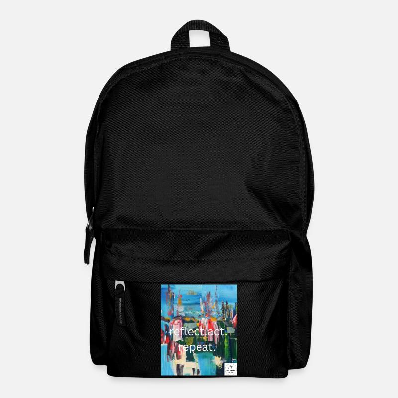 reflect.act.repeat I statement styles I art 2 wear - Backpack - black