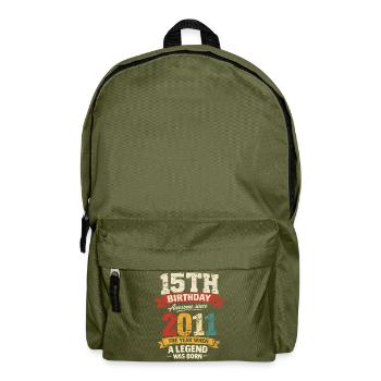 15 Ans Anniversaire Légende 2011 - Vintage - Sac à dos - vert olive - Devant