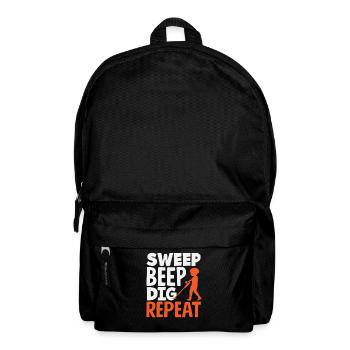 Sweep Bip Dig Repeat Détecteur de Récit Hobby - Sac à dos - noir - Devant