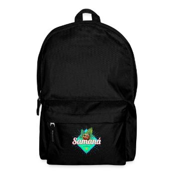 Souvenir de la République dominicaine des Caraïbes de Samana - Sac à dos - noir - Devant