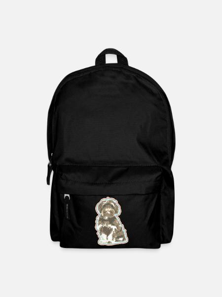 Yorkshire Lover – Cute Pup Art - Backpack - black