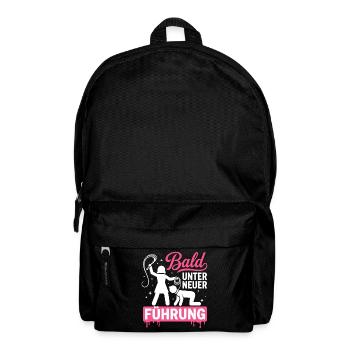 D-38Bald Unter Neuer Führung Dominante Frau - Rucksack - Schwarz - Vorne
