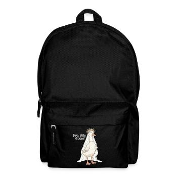 Mrs Silly Goose Funny Wedding Couple Humor - Backpack - black - Front
