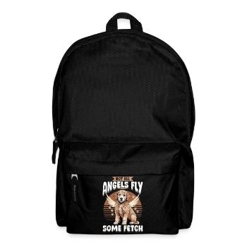 Goldendoodle Dog Breed - Backpack - black - Front