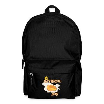 Tag der Eier - Rucksack - Schwarz - Vorne