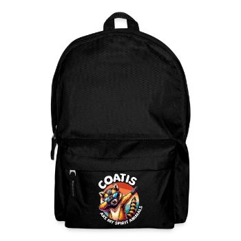 Funny Coati Sayings - Backpack - black - Front