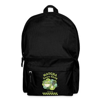 Matcha Lovers Club Fresh Brewed Matcha Maker Tea - Backpack - black - Front