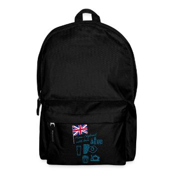 EXANGLIA (Blau) - Rucksack - Schwarz - Vorne