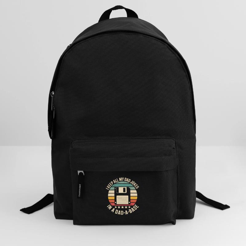 Retro Floppy Disk Humor Dad Jokes Database Database Backpack