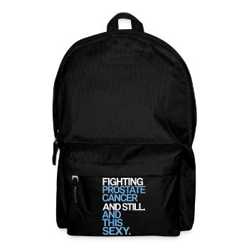 Fighting Prostate Cancer – Sexy & Strong - Backpack - black - Front