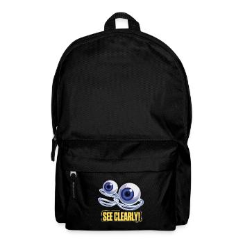 See Clearly Eye Graphic - Backpack - black - Front