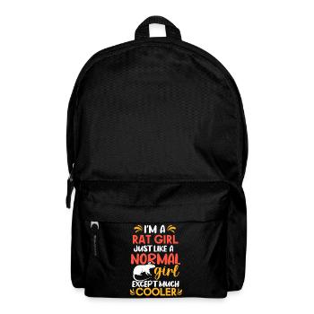 Rat, house rat, rat owner, rat lover - Backpack - black - Front