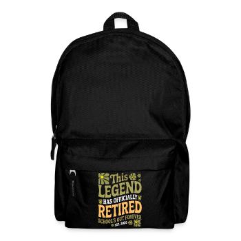 teacher Retirement Gifts for Teachers Retirement - Backpack - black - Front