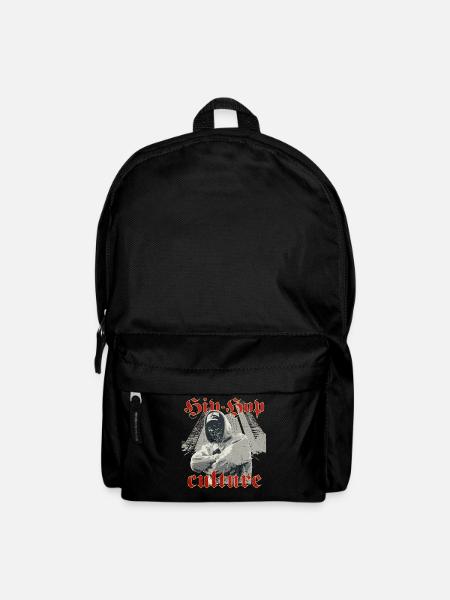 Kultur: HipHop-Graffiti-Anonymes Gesicht - Rucksack - Schwarz