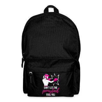 Punchy Ponytail Power - Rucksack - Schwarz - Vorne