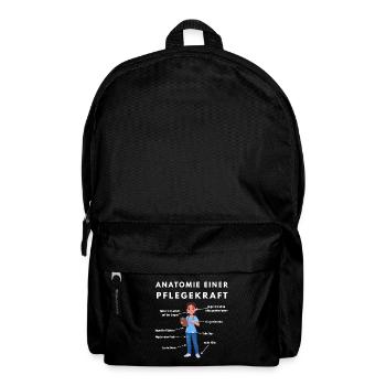 Anatomie Pflegekraft Humor Pflege Design - Rucksack - Schwarz - Vorne