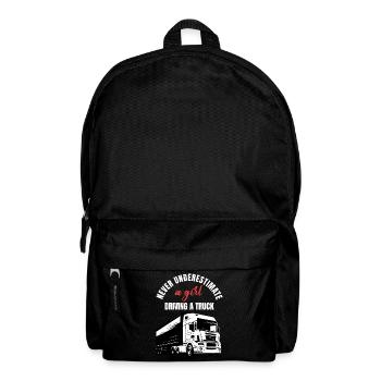Trucker Girl Power - Rucksack - Schwarz - Vorne