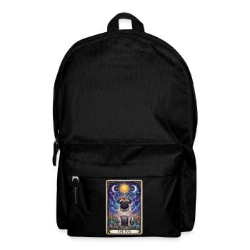 Illustration du Tarot Soleil-Lune Carlin - Sac à dos - noir - Devant