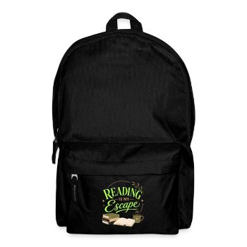 Book Fan Literature Lover Reading Motif - Backpack - black - Front
