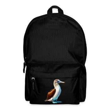 blue-footed booby - Backpack - black - Front