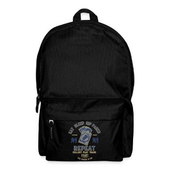 Eat Sleep Rip Packs Trading Cards Repeat - Backpack - black - Front