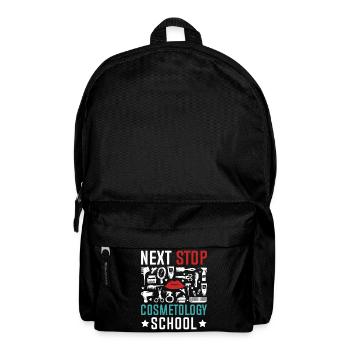 Nächste Station Kosmetikschule - Rucksack - Schwarz - Vorne
