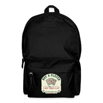Not A Player I Just Trade A Lot Trading Card - Rucksack - Schwarz - Vorne