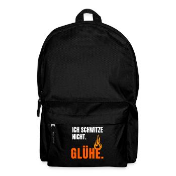 Ich Glühe Schon - Rucksack - Schwarz - Vorne