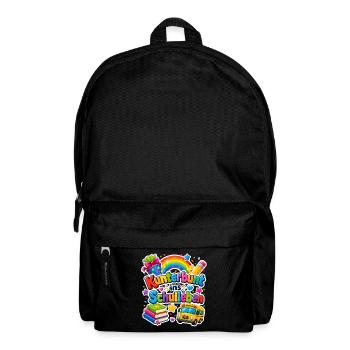 Schulkind 2026 Einschulung 2026 Schulanfang - Rucksack - Schwarz - Vorne
