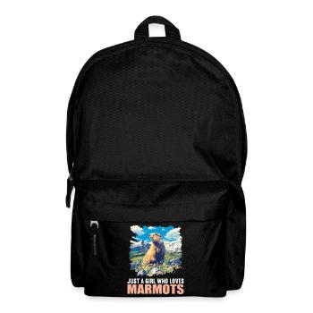 Murmeltiere Murmeltier - Rucksack - Schwarz - Vorne