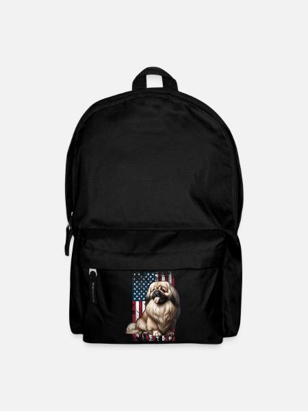 Pekingese US Pekinese - Rucksack - Schwarz