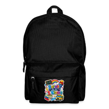Schulkind 2026 Einschulung 2026 Schulanfang - Rucksack - Schwarz - Vorne