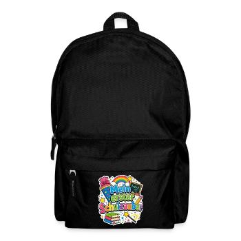 Schulkind 2026 Einschulung 2026 Schulanfang - Rucksack - Schwarz - Vorne