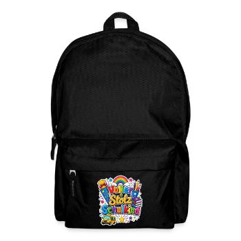 Schulkind 2026 Einschulung 2026 Schulanfang - Rucksack - Schwarz - Vorne