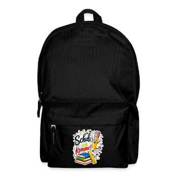 Schulkind 2026 Einschulung 2026 Schulanfang - Rucksack - Schwarz - Vorne