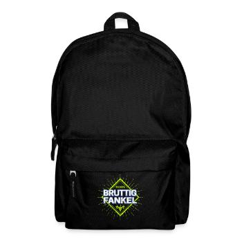 Bruttig-Fankel an der Mosel mit Retro Weintrauben - Rucksack - Schwarz - Vorne